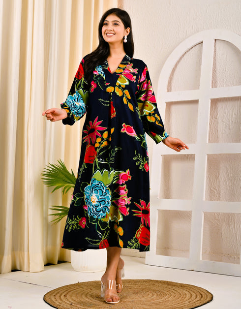 Designer Blue Dress